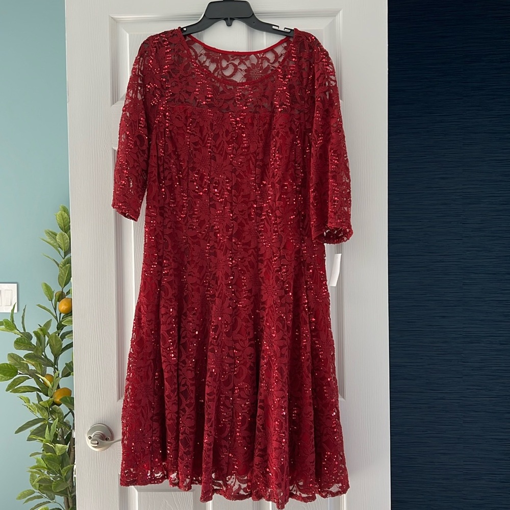 Burgundy Dress